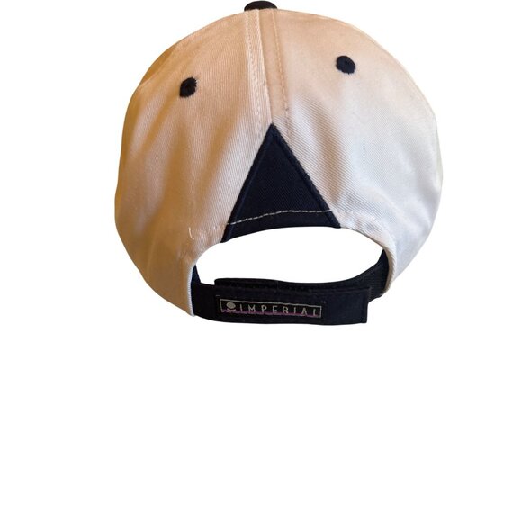 Kelly Greens Golf & Country Club Imperial Cap 100% Cotton White & Red Adjustable - Picture 3 of 5